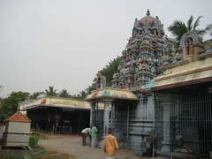 Sri Ardhanareeswarar Temple - Sri Ashtabuja Duragai amman shrine behind Sri Ardhanareeswarar shrine