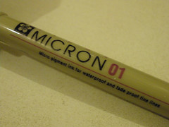 Sakura Micron Pigma micro pigment ink pen
