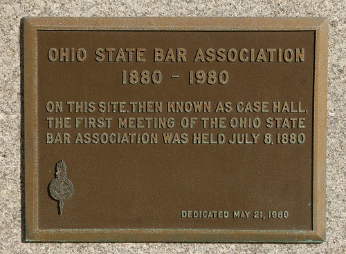 Ohio State Bar Association historical marker