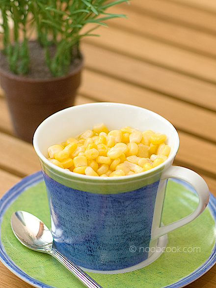 5 minutes cup corn