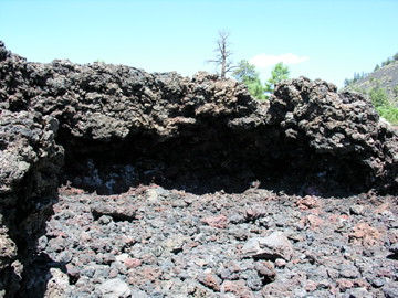 Remains of a lava cone