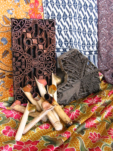 my collection of batik tulis and paraphernalia