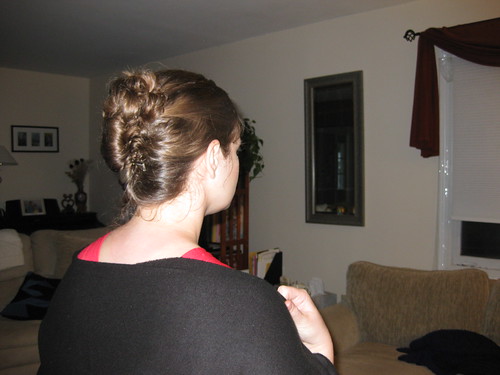 french twist-ish hairstyle