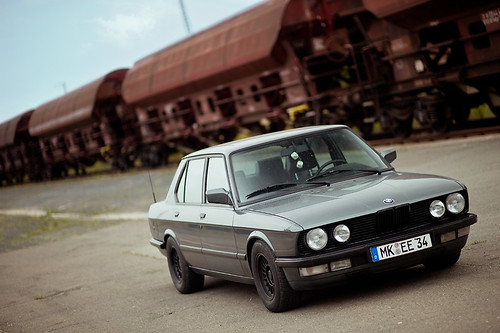 the summer wheels but even in winter mode i've always loved this e28