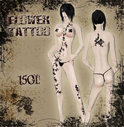  FullBody Flower Tattoo Jacket, 