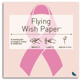 Flying Wish Paper Breast Cancer