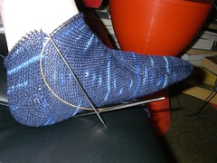 Sock from the side