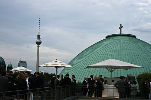 En la terraza del hotel Roma en Berlin