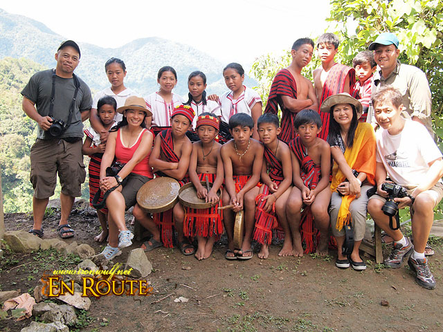 The group with the Ifugao Kids