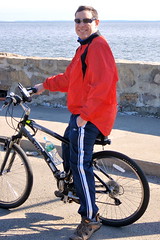 Biking by the Beach in Stratford (2/16/2009)