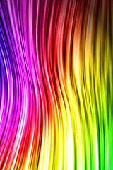 Rainbow Color Waves iPhone Wallpaper