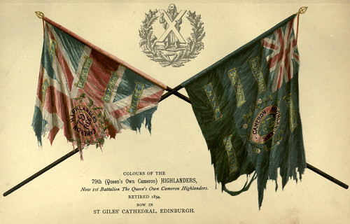 029-Banderas 79 Regimiento de Highlanders