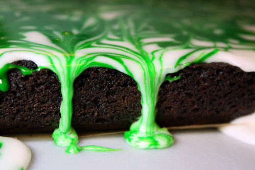 Chocolate Mint Brownies with Mint Icing