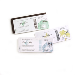 Boarding Pass Save the Date