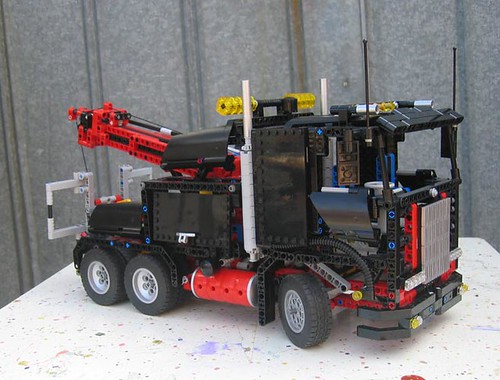 lego tow truck panorama