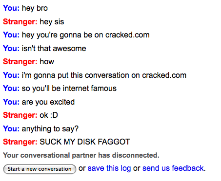 funny omegle chats. Omegle allows you to share the