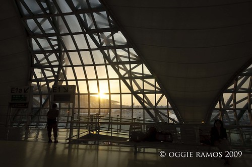 suvarnabhumi airport sunrise