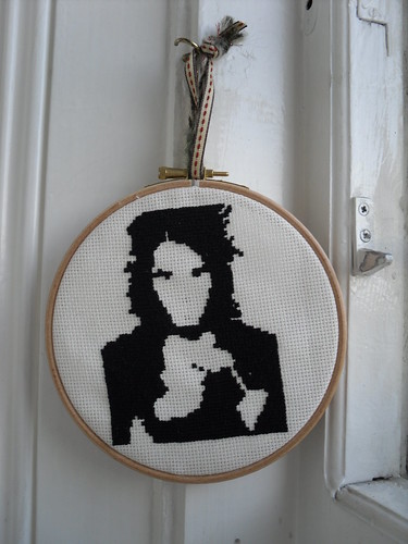 russell brand x-stitch portrait by you.