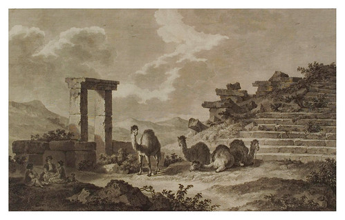 011- Vista de las ruinas de un teatro en Telmissus-Voyage pittoresque de la Grèce 1782