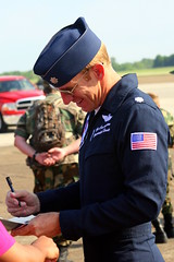 Air Show: Thunderbird Pilot 1 Lt. Col. Case Cunningham