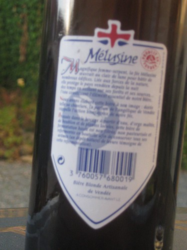 Melusine back label