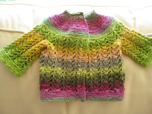 Baby Sweater of Many Colors
