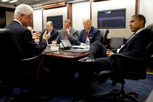 the situation room. in the Situation Room of