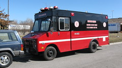 Chicago Fire Department Chevrolet Stepvan support services canteen truck. Glenview Illinois. March 2009.