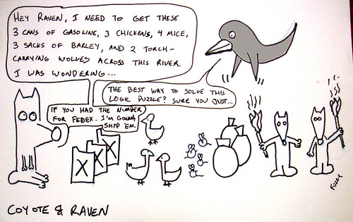 366 Cartoons - 088 - Coyote and Raven
