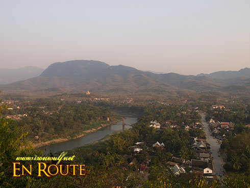 Phu Si Hills Luang Prabang East side overview