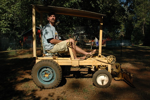 lonnie green and his human powered bulldozer by sharpeworld.