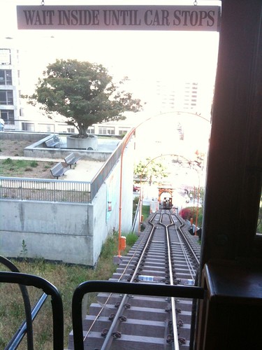 From the top of the LA railway (funicular)