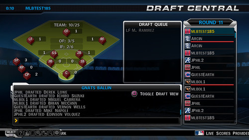 MLB 09 The Show League Draft