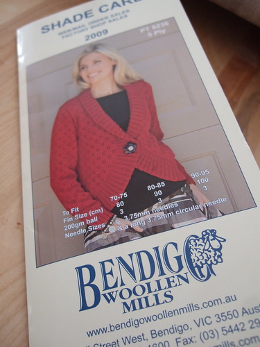 Bendigo Woollen Mills Shade Card 2009