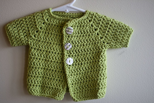 crochet baby sweater