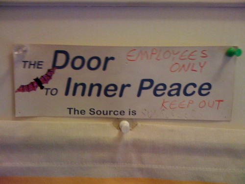The Door to Inner Peace: EMPLOYEES ONLY!