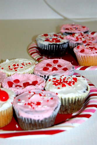 Valentine's Cupcakes. Day 45