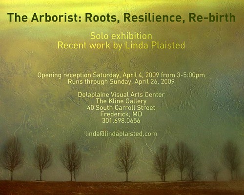 The Arborist Exhibition show flyer