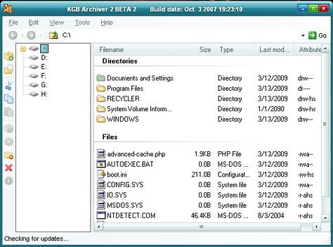 Most powerful file compression software: KGB Archiver