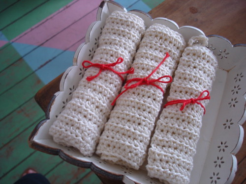 Paninhos de crochê