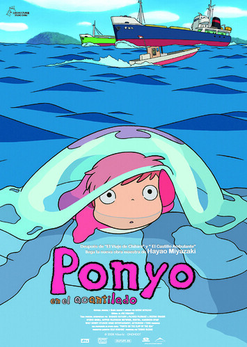 Ponyo en el Acantilado (Poster)