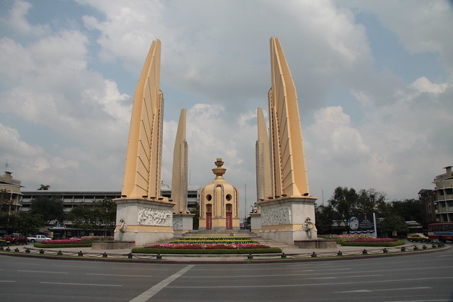Democracy Monument in Bangkok by day