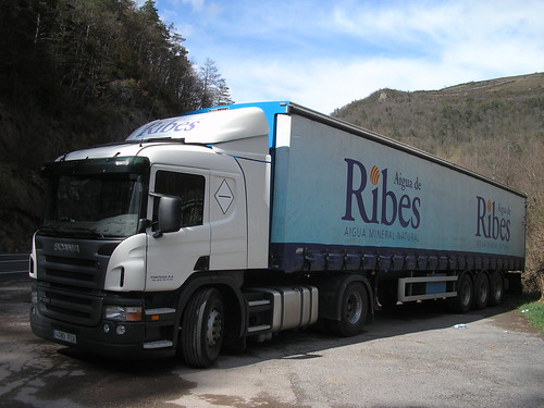 Scania a Ribes de Freser (Girona)