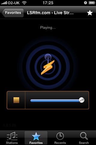 Shoutcast and LSR on the iPhone