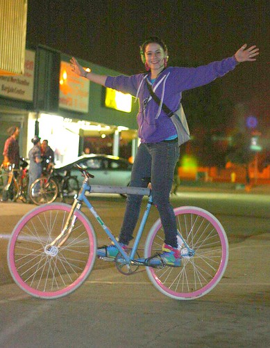 Tricia and her hot fixie
