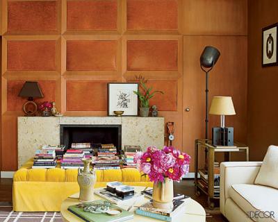 Nate Berkus's living room, featured in Elle Decor,house, interior, interior design