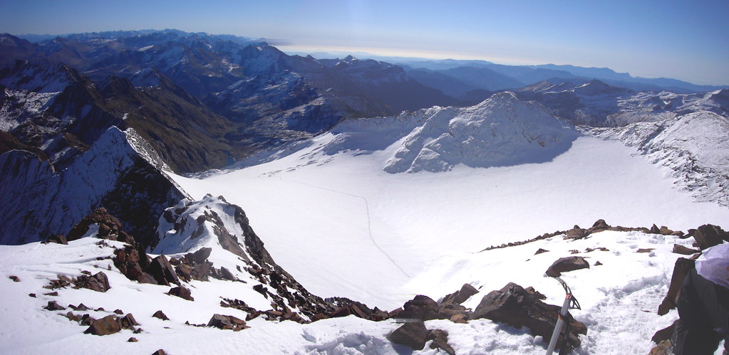 Pano Glaciar Vignemale desde la cima