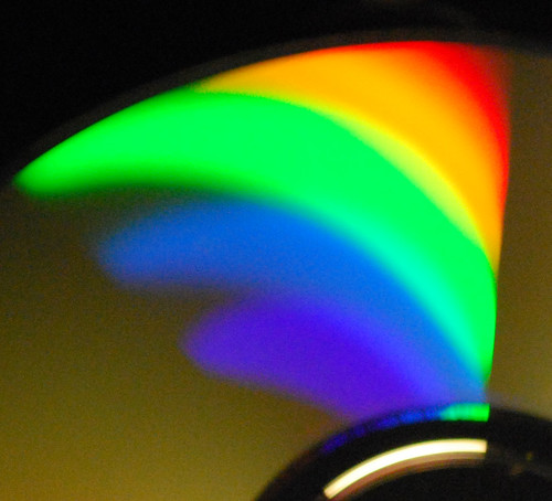 Spectrum of a bulb-style compact fluorescent light bulb (CFL)
