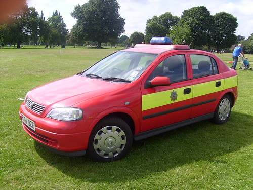 Derbyshire Fire car by
