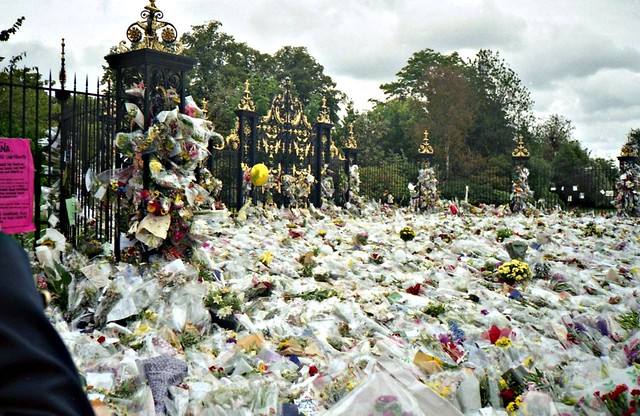 Flowers for Princess Diana's Funeral